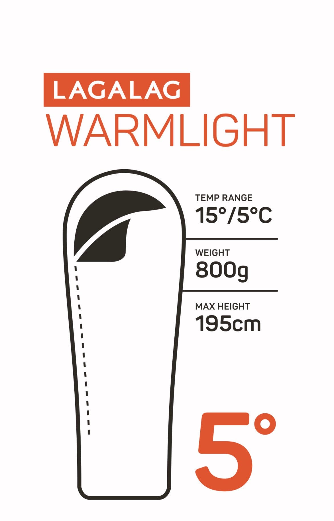 WARMLIGHT SLEEPING BAG