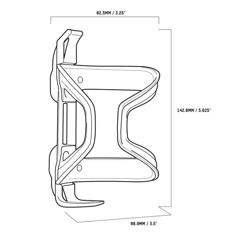 Blackburn Design Wayside Side Entry Bottle Cage